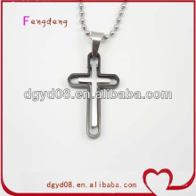 Big Stainless Steel Cross Pendant